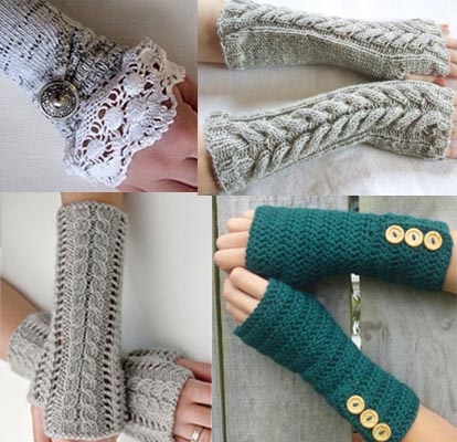 Knitting Gloves